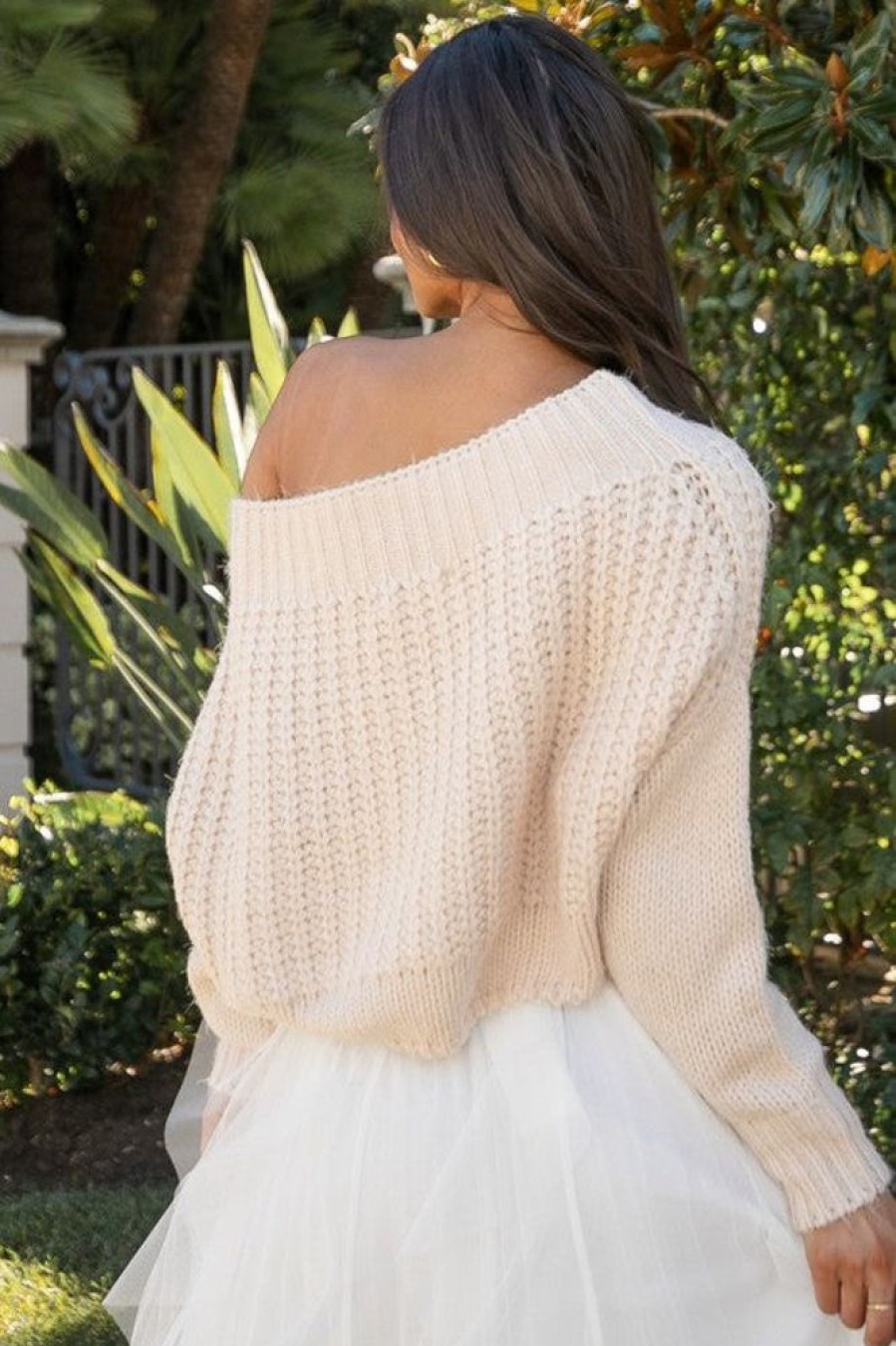 Verte Amy Off-The-Shoulder Sweater