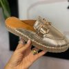 42 Gold 42 Anri Loafer Mules-