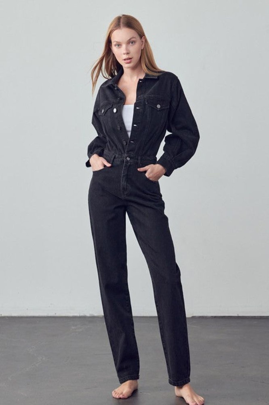 Insane gene Suzie Denim Jumpsuit