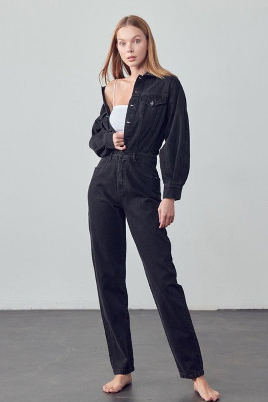 Insane gene Suzie Denim Jumpsuit