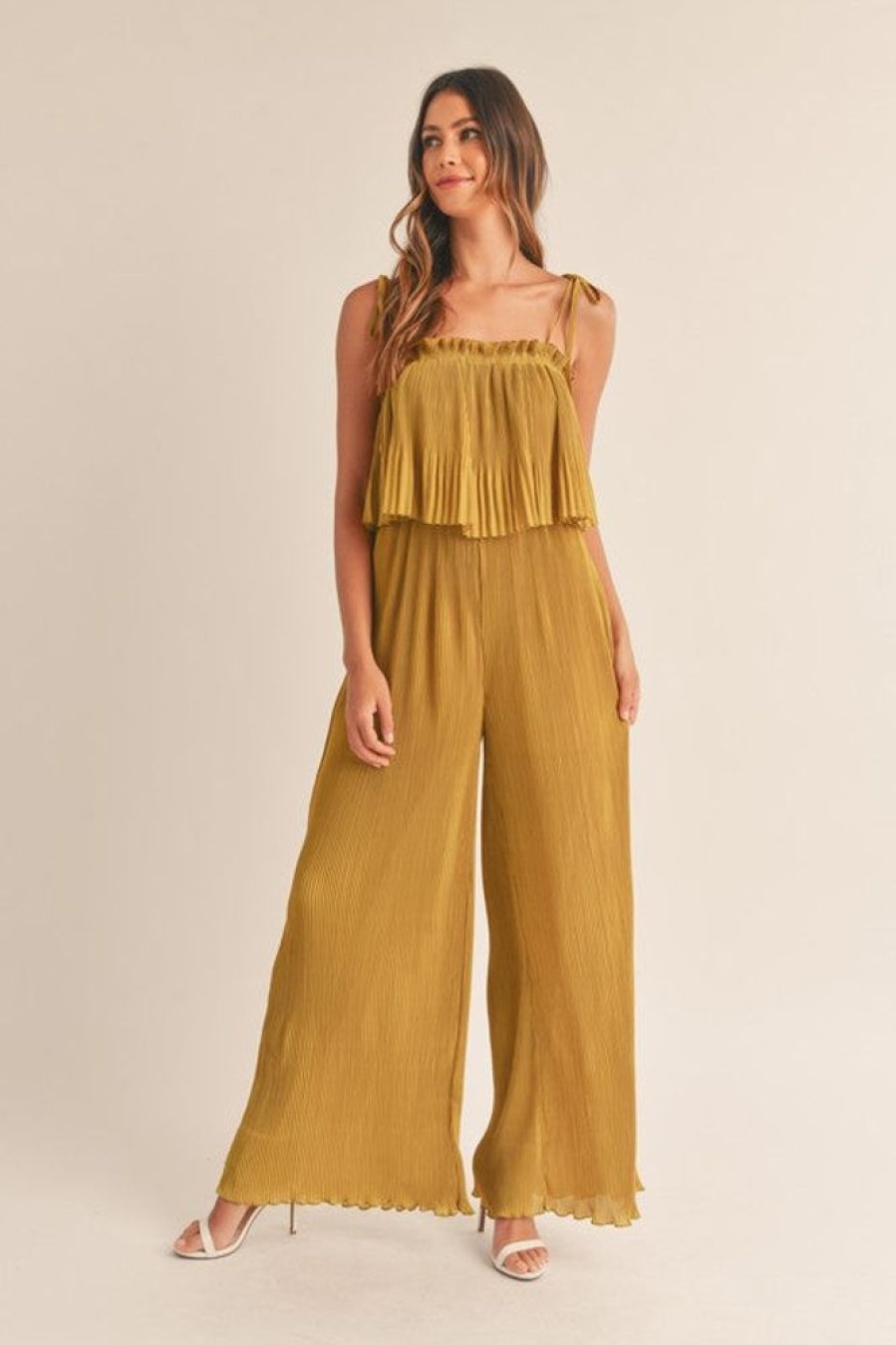 Mable Victoria Pleated Jumpsuit