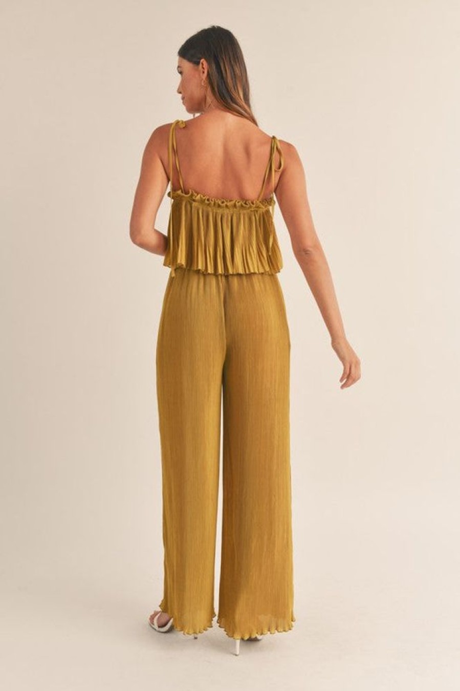 Mable Victoria Pleated Jumpsuit