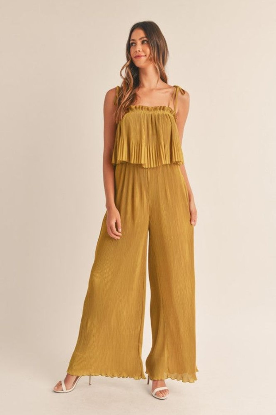 Mable Victoria Pleated Jumpsuit