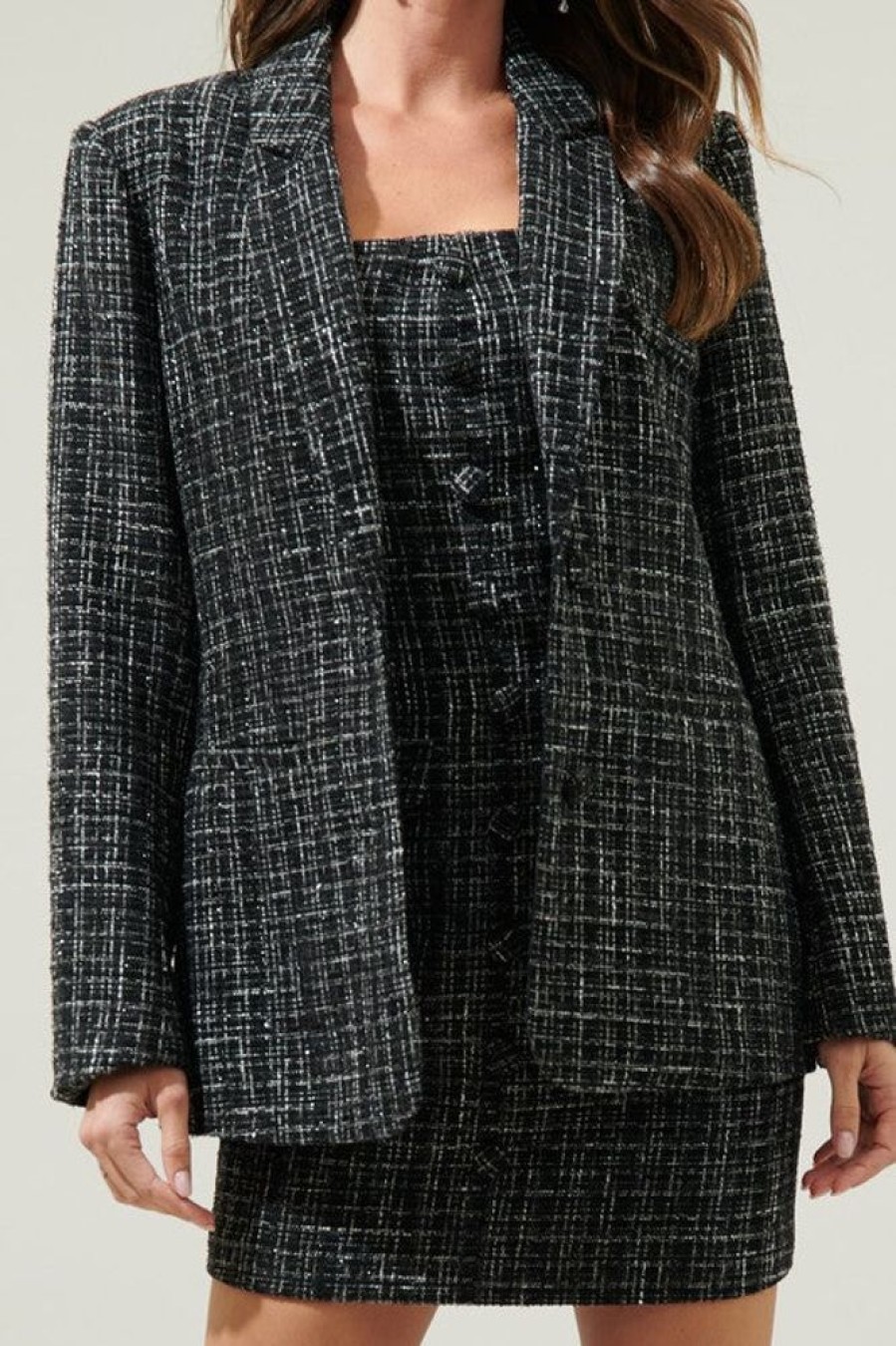 Sugar Lips Margaret Tweed Blazer