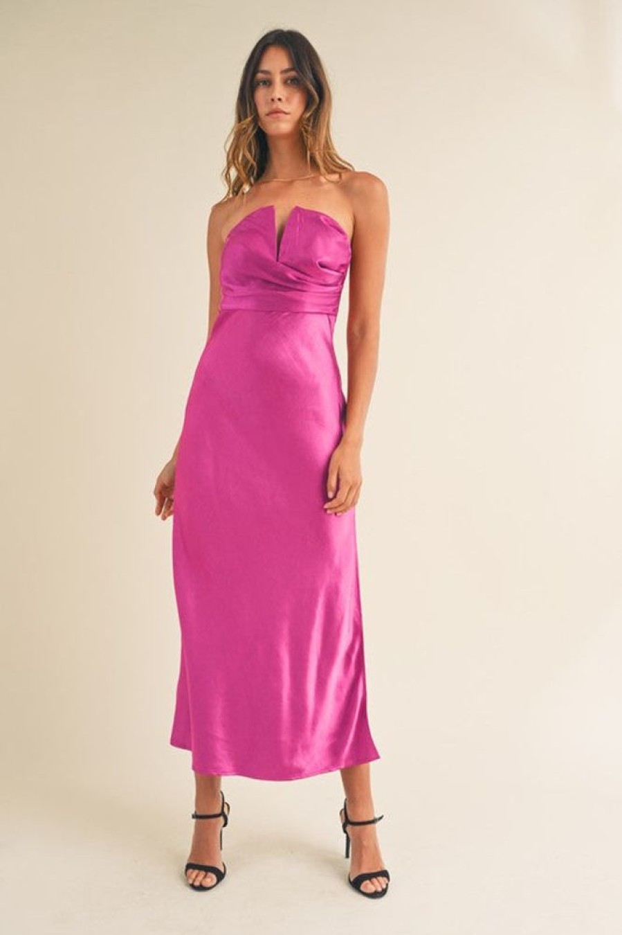 Mable Soledad Strapless Dress