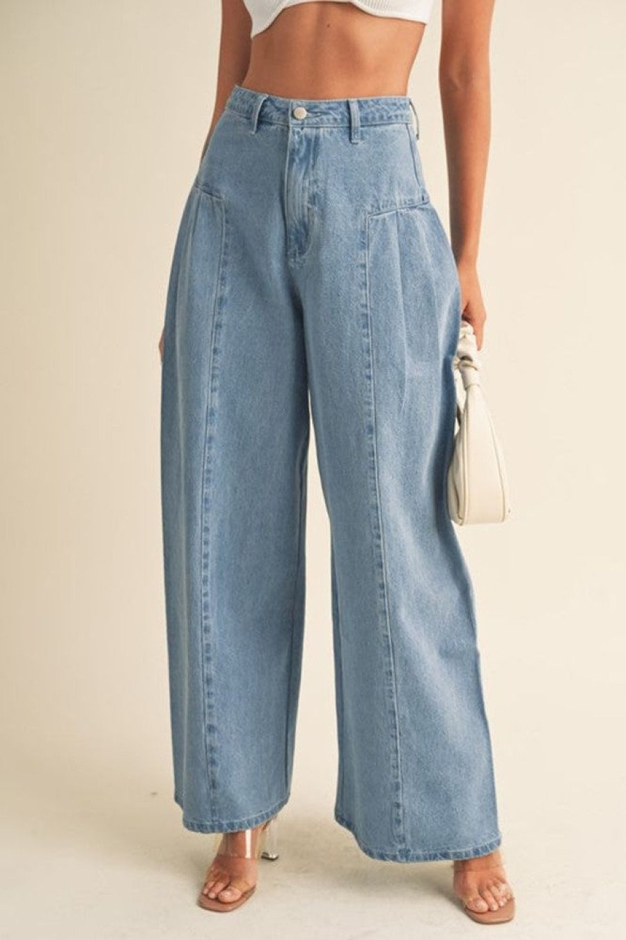 Mable Ziara Pleated Jeans