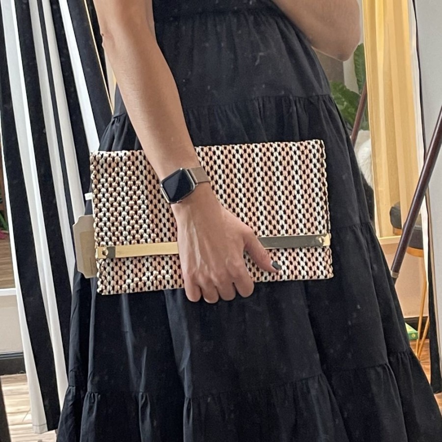 Handbag Republic Weaved Clutch