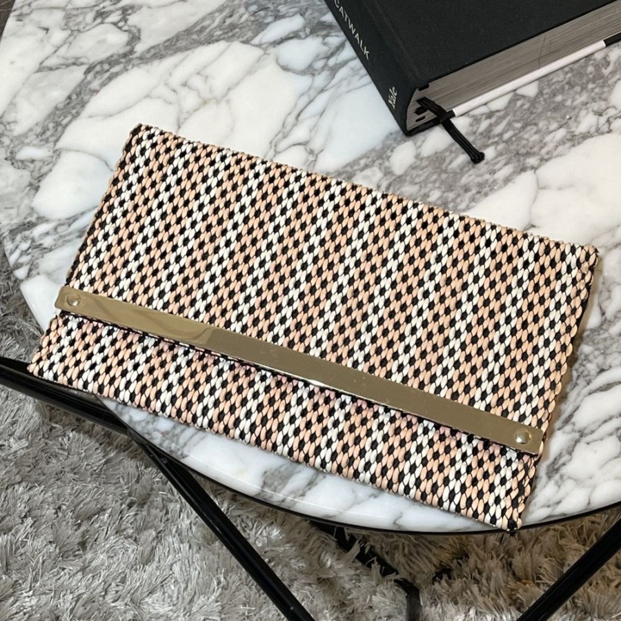 Handbag Republic Weaved Clutch