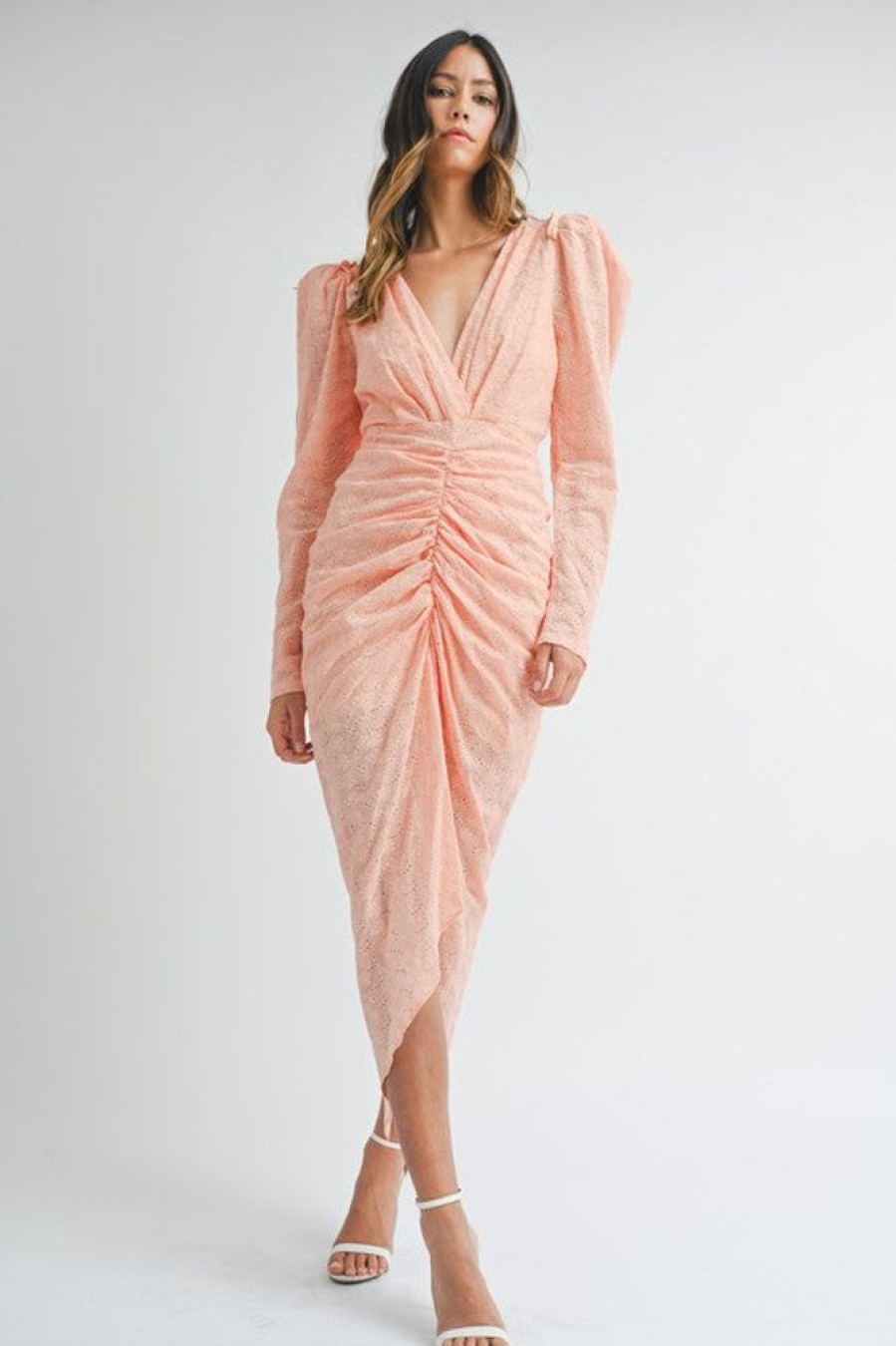 Mable Lucero Peach Dress