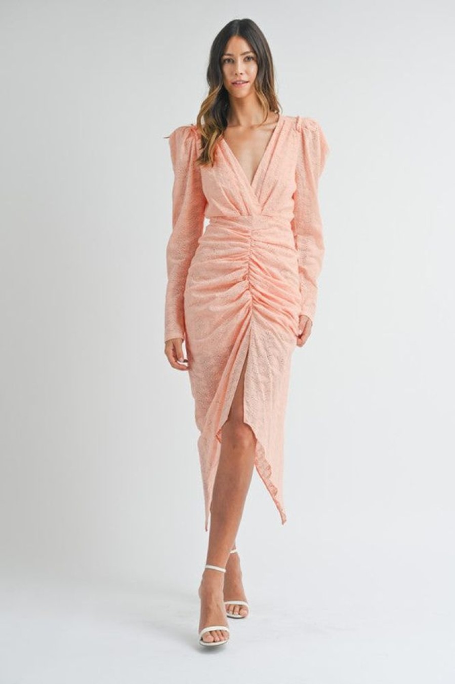 Mable Lucero Peach Dress