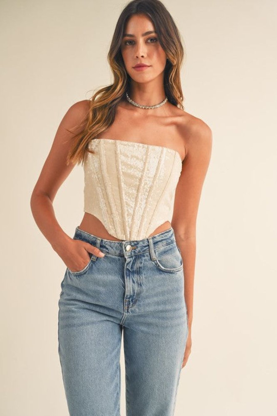 Mable Amanda Bustier Top