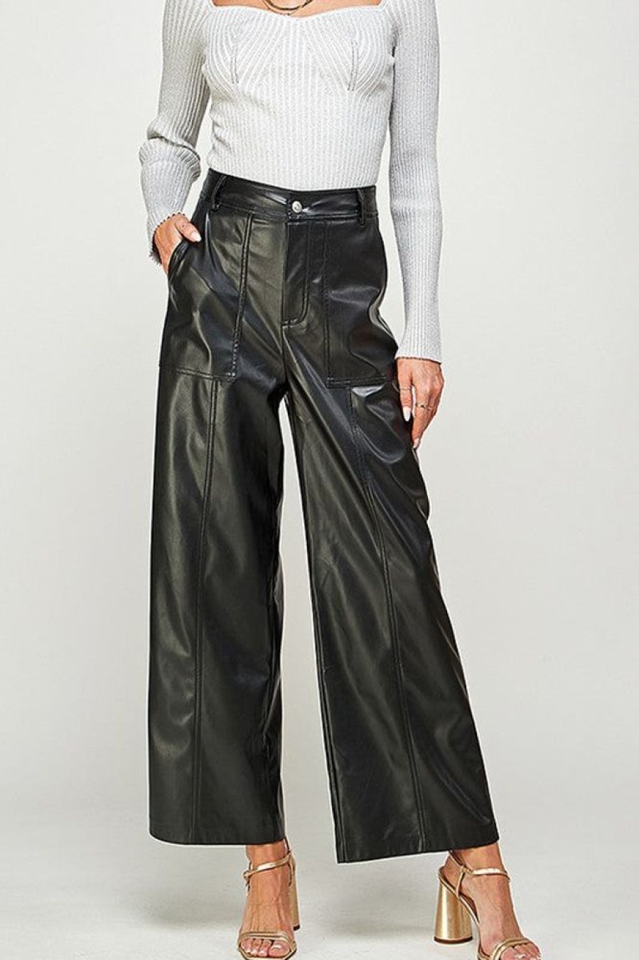 Miss Love Melina Leather Pants